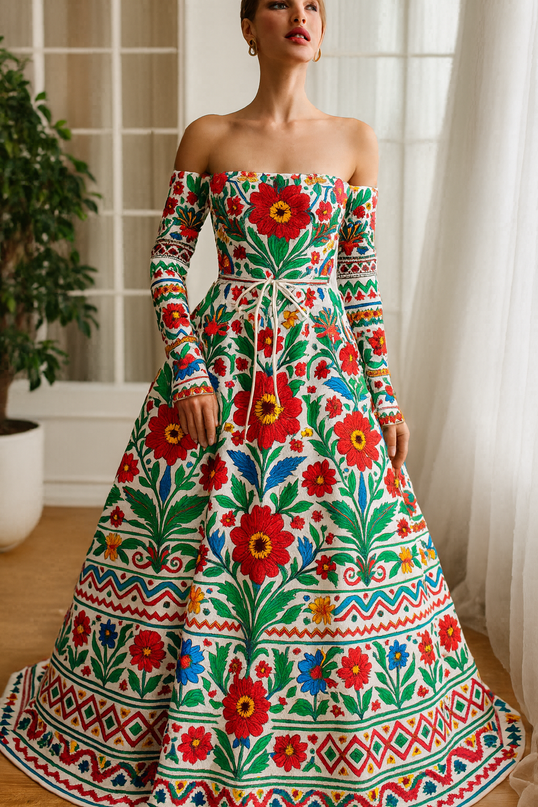 Vestido Tradicional Mexicano 12